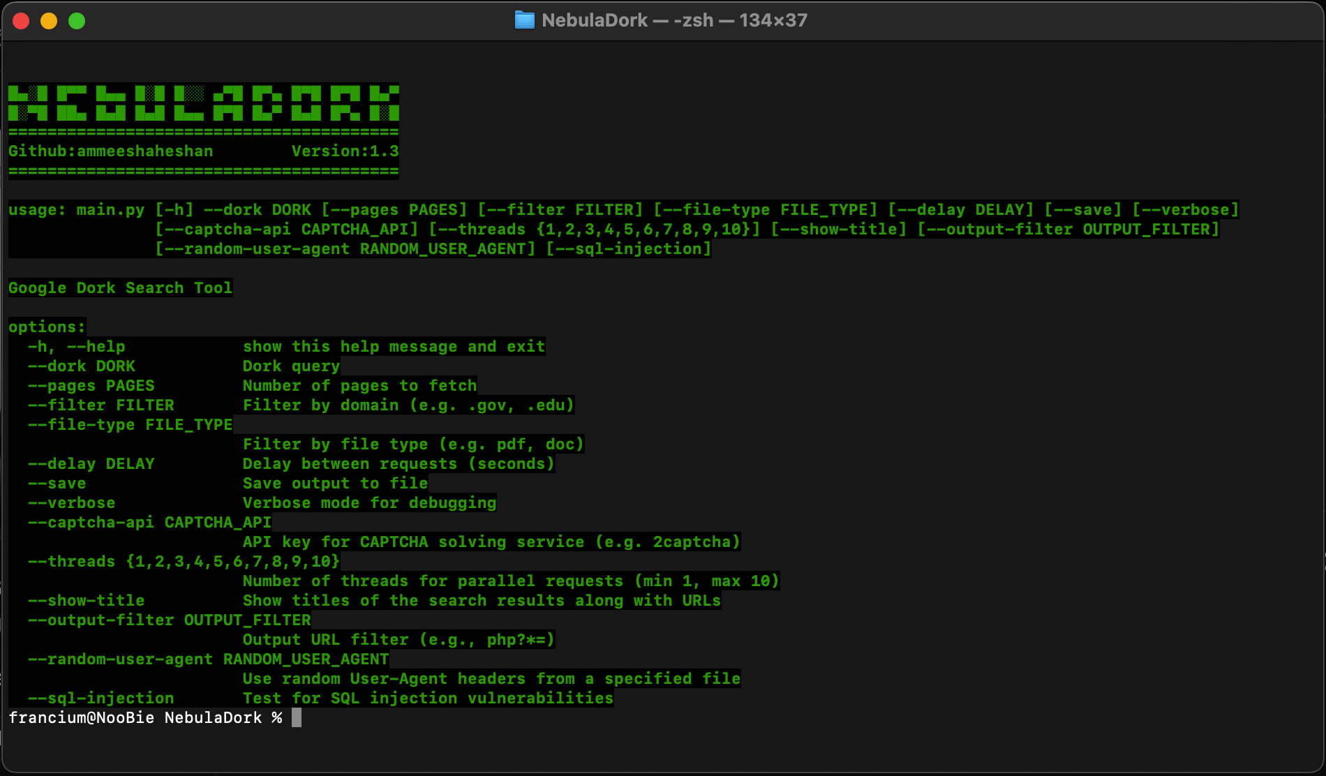 NebulaDork - High-Speed Google Dorking & SQL Injection Tool